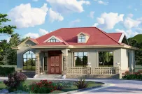 MS101款一层别墅尺寸15.5X10米图纸